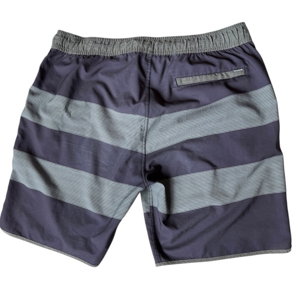 Vuori Grey Stripe Swim Active Shorts - Picture 4 of 6